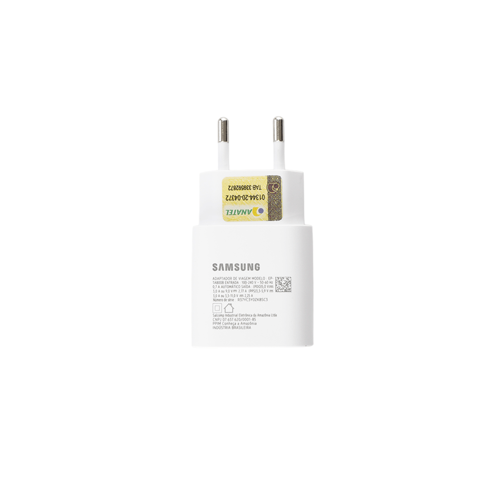 Carregador Samsung 25w Galaxy (SEM CABO) Branco