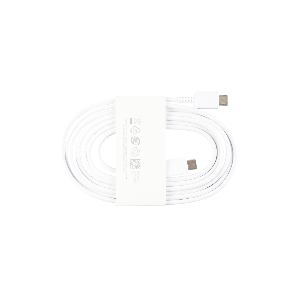 Cabo de dados Samsung USB Tipo C - 1,80cm Branco