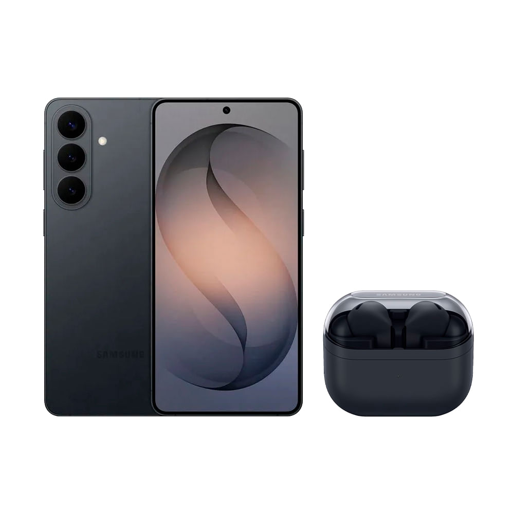 Galaxy S26 (256GB) - Preto + Galaxy Buds3 FE - Preto Combo