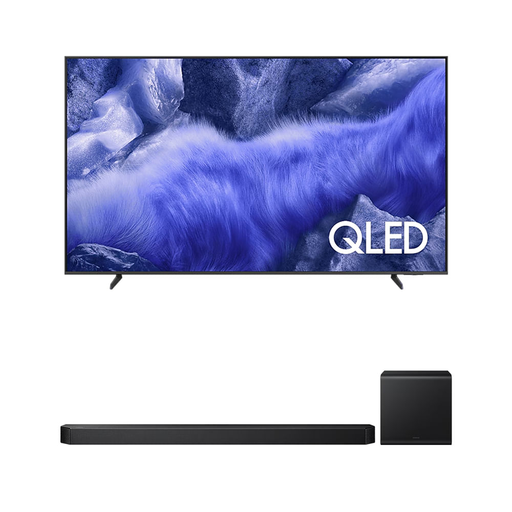 Samsung AI TV 75" QLED + Soundbar Samsung HW-Q800H Combo