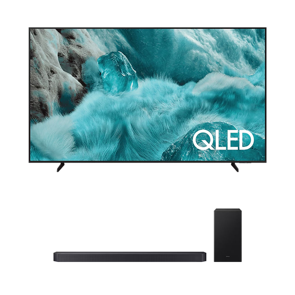 Samsung AI TV 85" QLED Ultra 4K + Soundbar Samsung HW-Q600H Combo