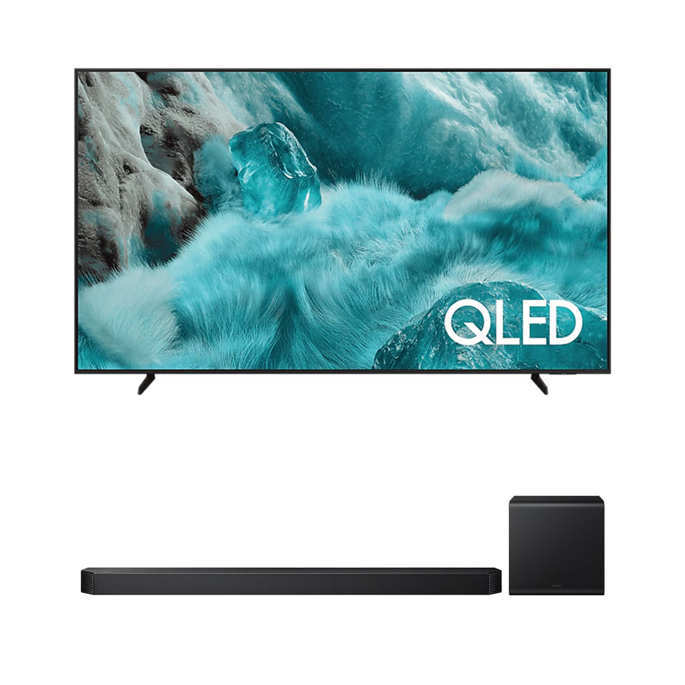 Samsung AI TV 85" QLED Ultra 4K + Soundbar Samsung HW-Q800H Combo