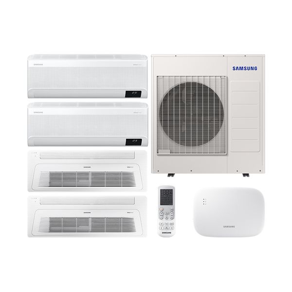 Samsung Quad-Split WindFree 34.000 BTUs (2x 9000 HW + 2x 18000) Combo