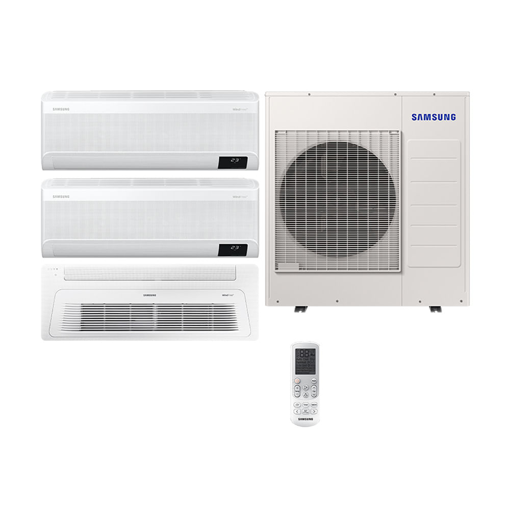 Samsung Tri-Split WindFree 34.000 BTUs (2x 9000 HW+ 1x 24000) Combo