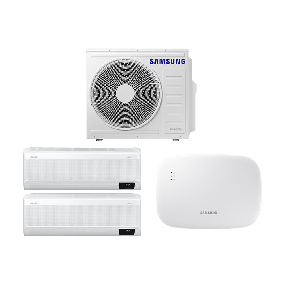 Samsung Bi-Split WindFree 24.000 BTUs (1x 12000 HW + 1x 24000 HW) Combo