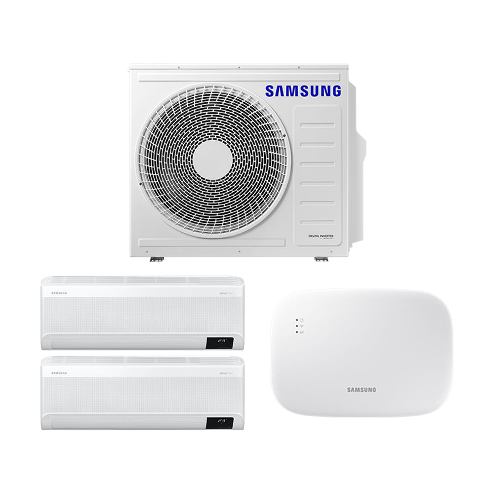 Samsung Bi-Split WindFree 24.000 BTUs (1x 9000 HW + 1x 24000) Combo