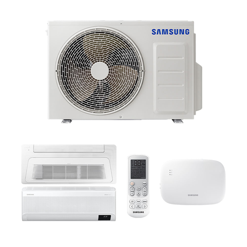 Samsung Bi-Split WindFree 18.000 BTUs (1x 9000 HW + 1x 12000) Combo