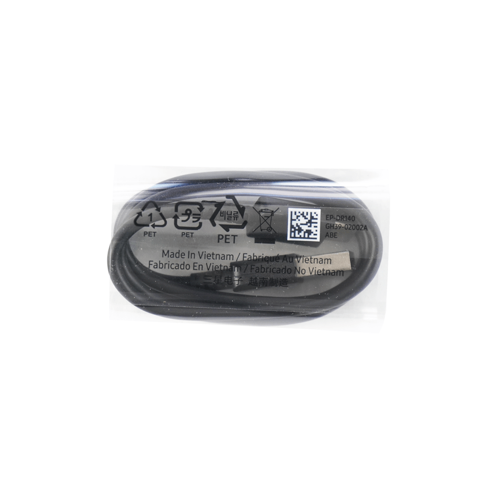 Cabo de Dados USB tipo C 80cm Preto