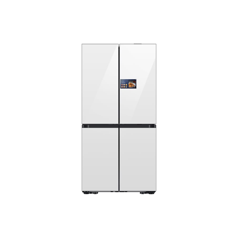 Geladeira French Door Bespoke AI RM90F com Tela AI Home Clean White 658L 220V