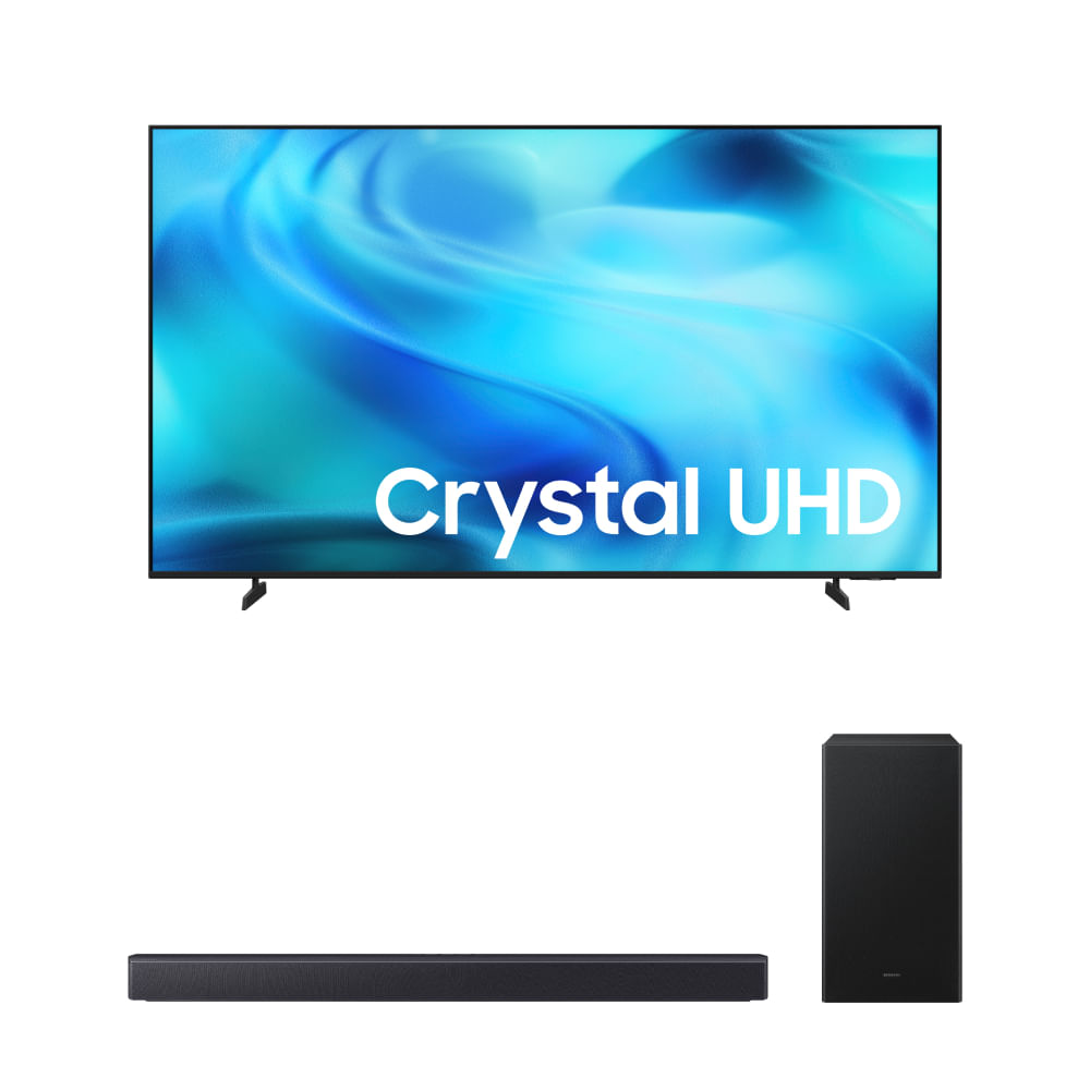 Samsung Smart TV 70" Crystal UHD 4K 2026 + Soundbar Samsung HW-B450F Combo
