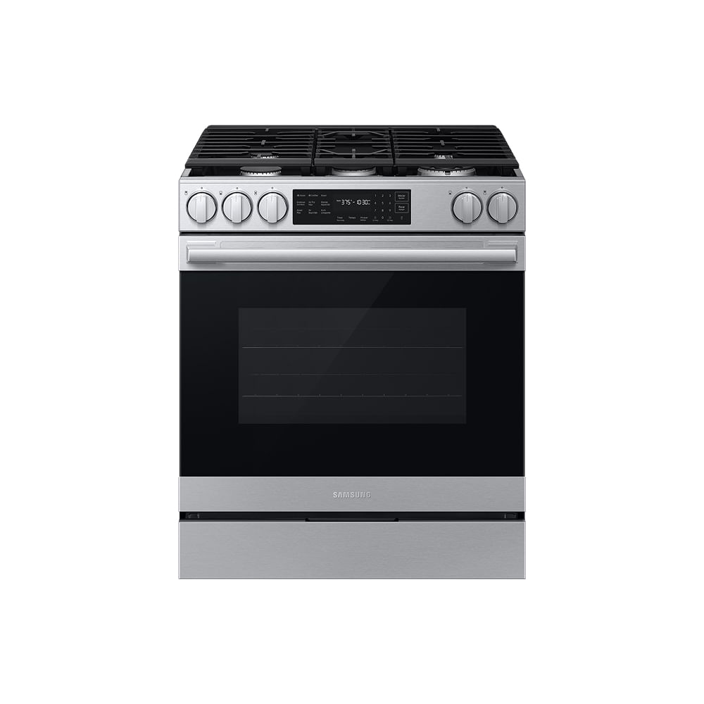 Fogão de Piso a Gás Série 80 com 5 bocas Design Inox WiFi e AirFry Max 127V