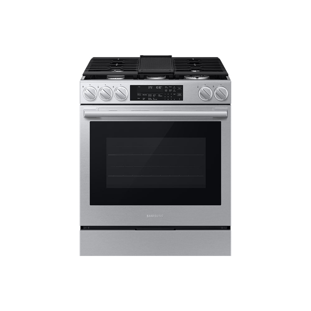 Fogão de Piso a Gás Série 90 com 5 bocas Design Inox WiFi e AirFry Max 127V
