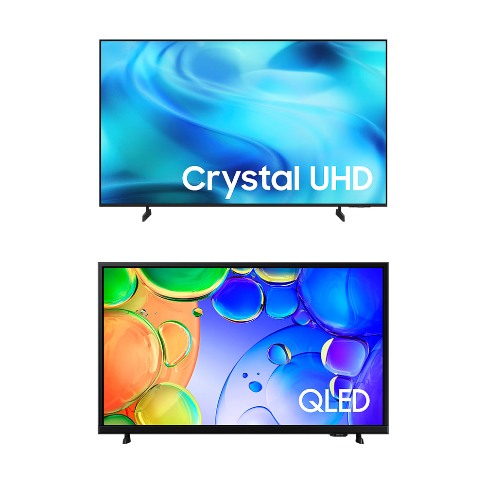 Samsung Smart TV 58" Crystal UHD 4K U8000H + Samsung Smart TV 43" QLED Full HD Combo