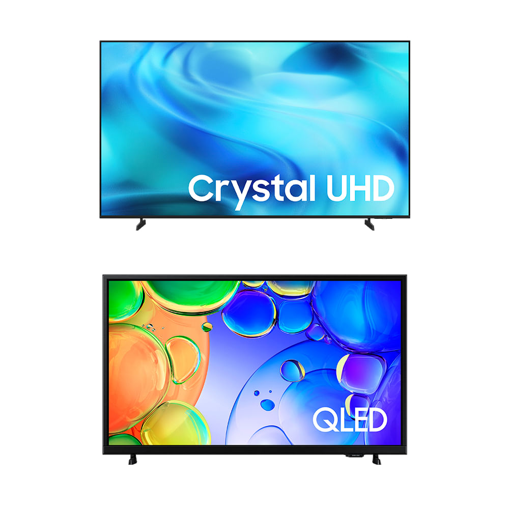 Samsung Smart TV 70" Crystal UHD 4K U8000H + Samsung Smart TV 43" QLED Full HD Combo