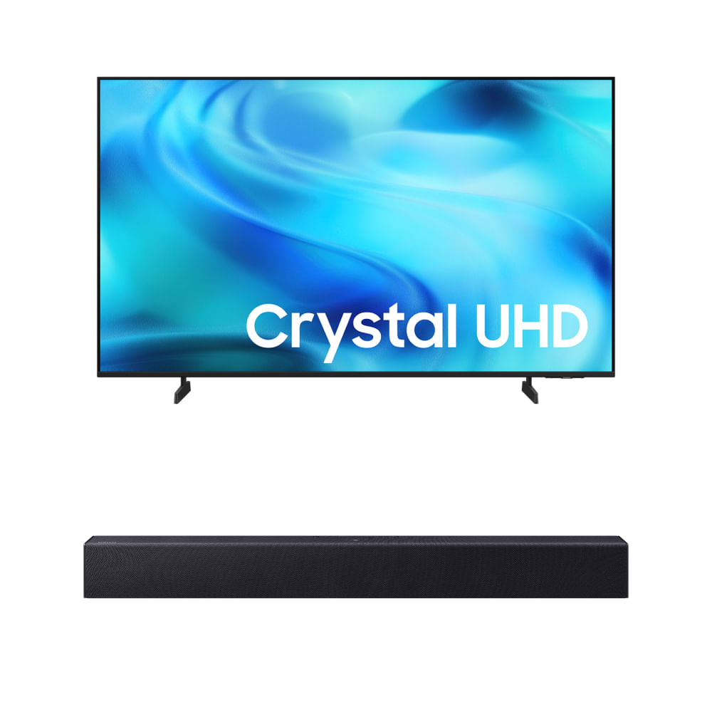 Samsung Smart TV 65" Crystal UHD 4K U8000H + Samsung Soundbar B400F 2.0 canais Combo