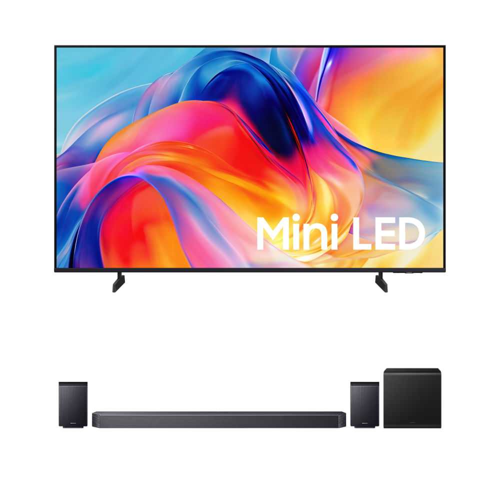 Samsung Smart TV 65" MiniLED 4K M75H + Soundbar Série Q HW-Q930H Combo