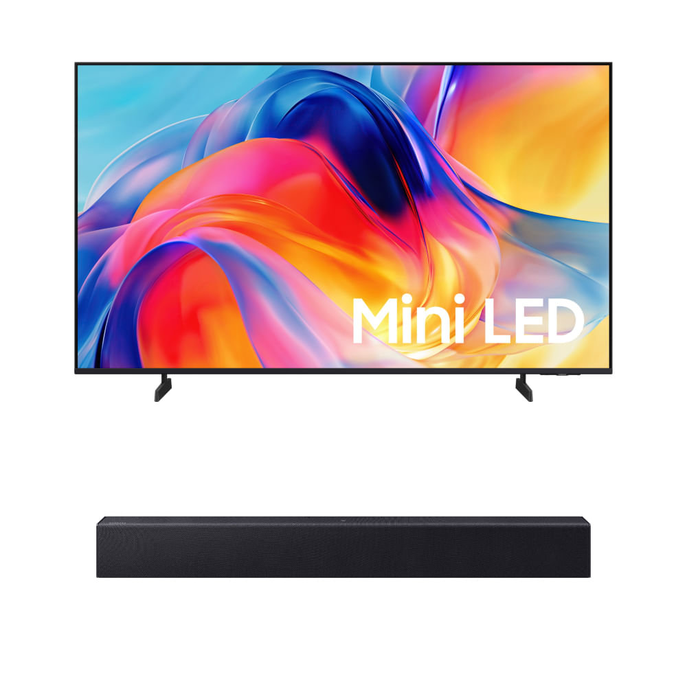 Samsung Smart TV 65" MiniLED 4K M75H + Soundbar Samsung HW-B400F Combo