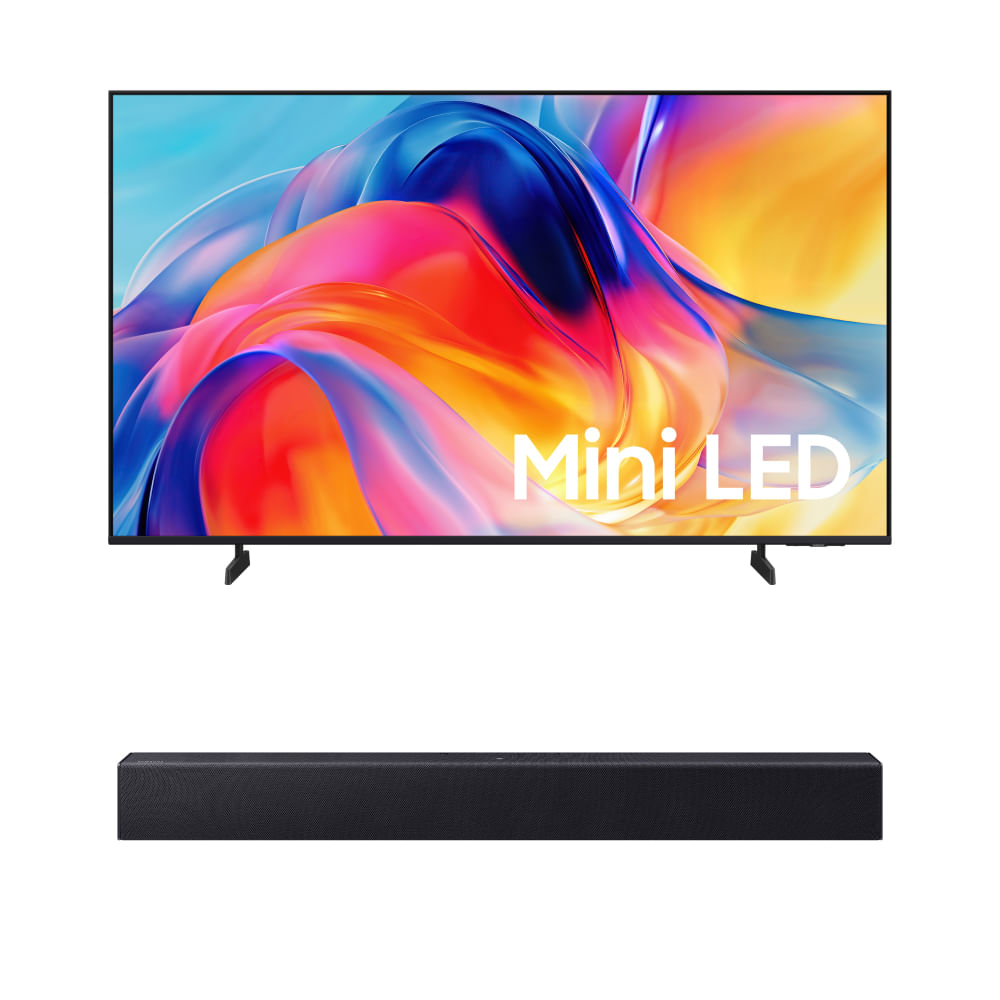 Samsung Smart TV 55" MiniLED 4K M75H + Soundbar Samsung HW-B400F Combo