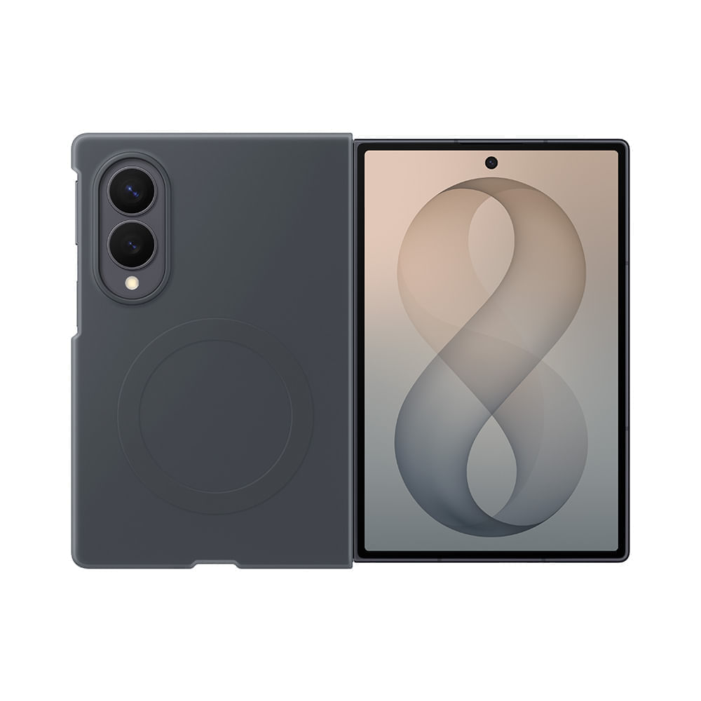 Capa Silicone Magnética Galaxy Fold8 Grafite