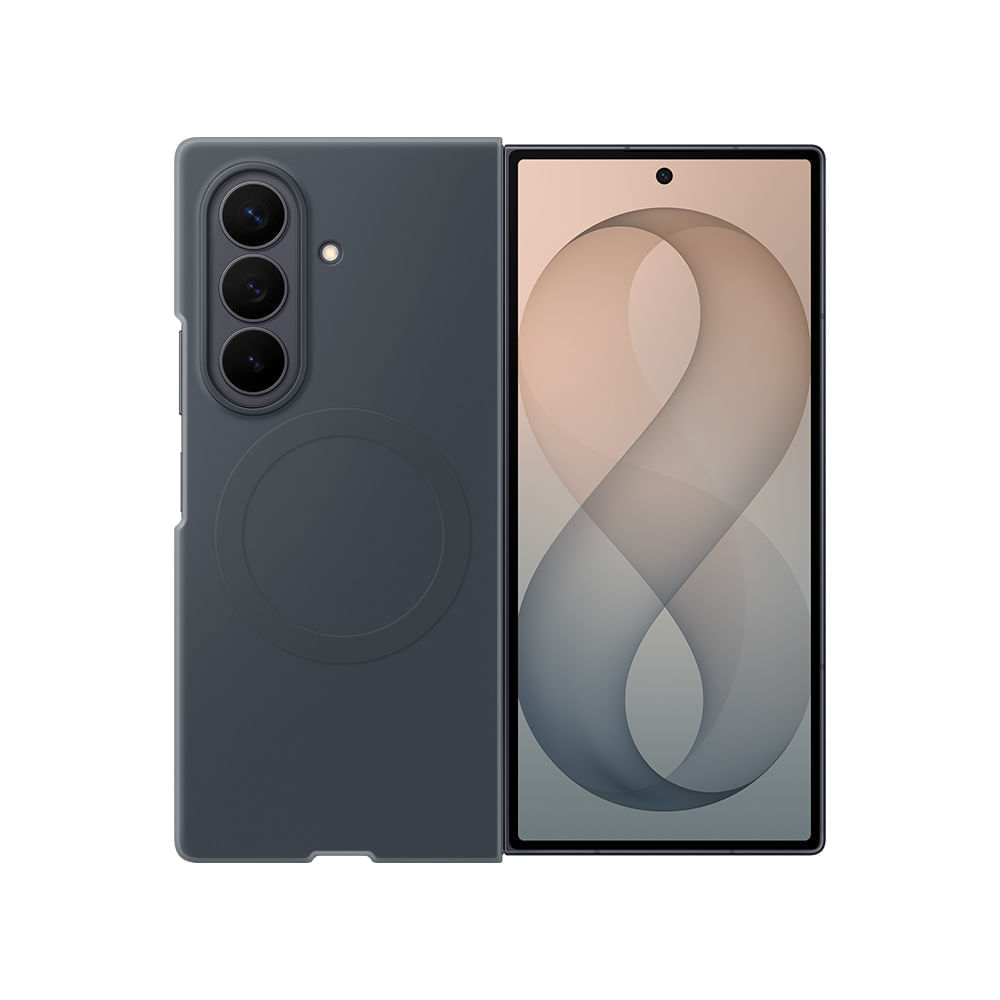Capa Silicone Magnética Galaxy Fold8 ultra Grafite